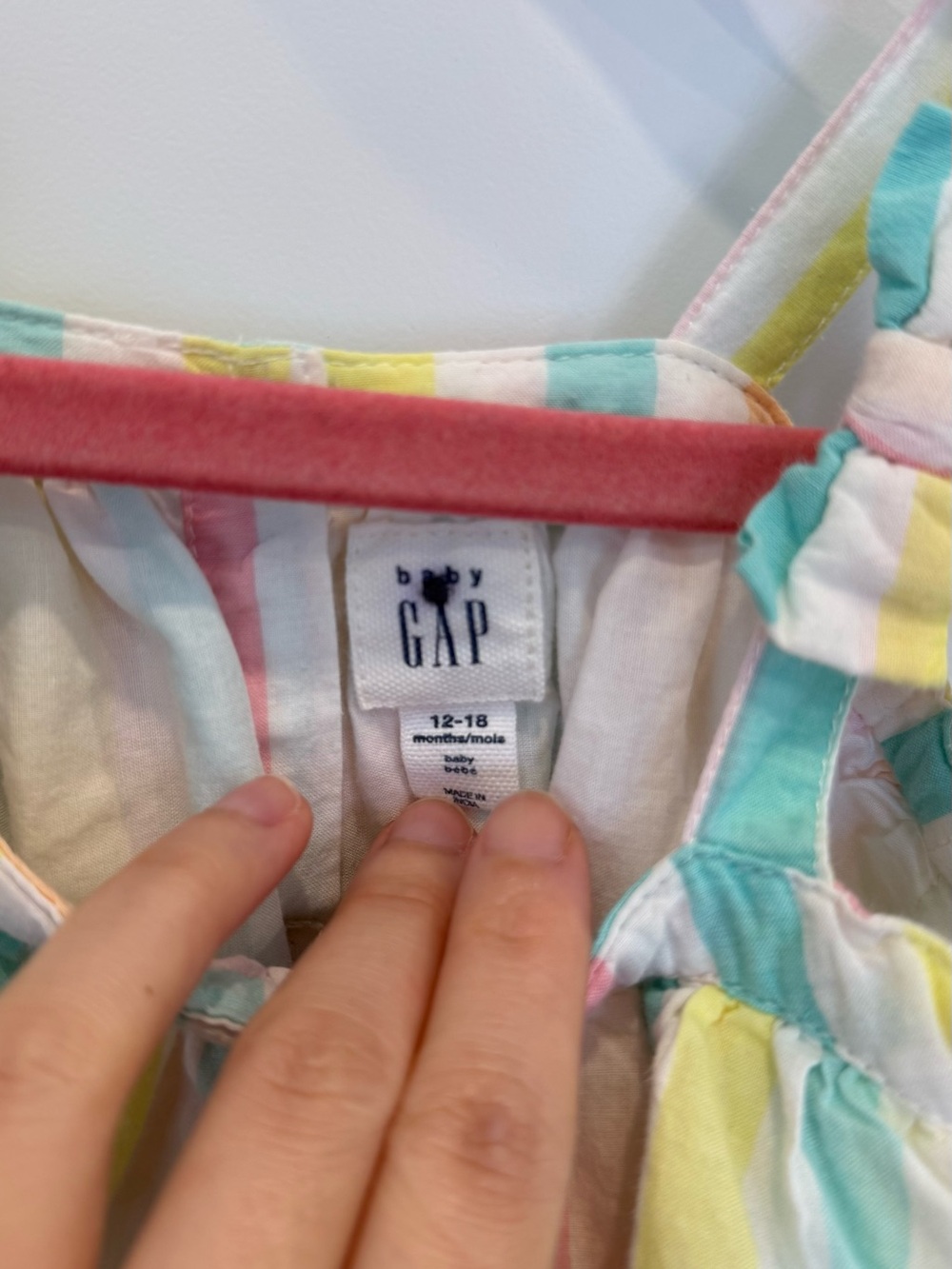 GAP Pastel Multi-Color Striped Sundress - Picture 3 of 3